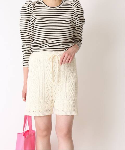 クロシェニットショートパンツ U By Spick Span ユーバイスピックアンドスパン 公式のファッション通販 Baycrew S Store クロシェニットショートパンツ U By Spick Span ユーバイスピックアンドスパン 公式のファッション通販 Baycrew S Store