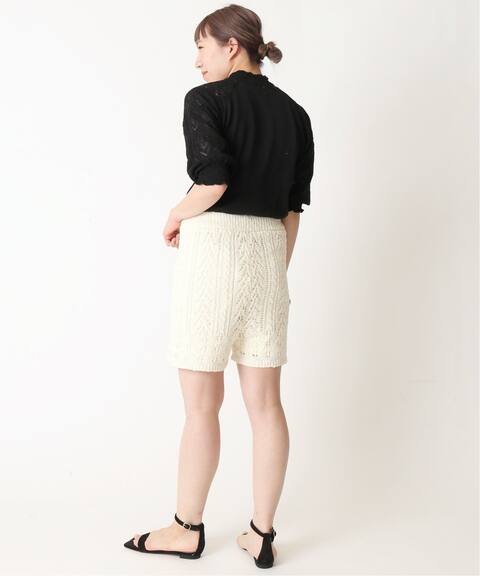 クロシェニットショートパンツ U By Spick Span ユーバイスピックアンドスパン 公式のファッション通販 Baycrew S Store
