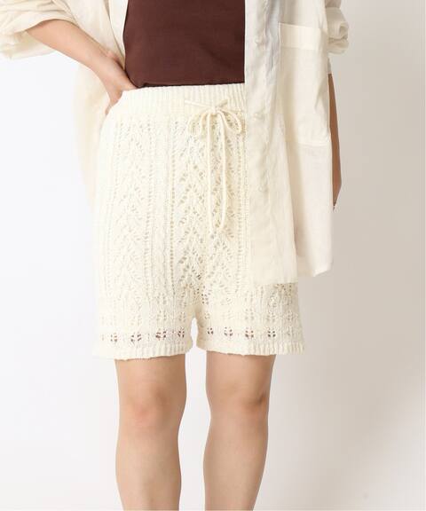 クロシェニットショートパンツ U By Spick Span ユーバイスピックアンドスパン 公式のファッション通販 Baycrew S Store