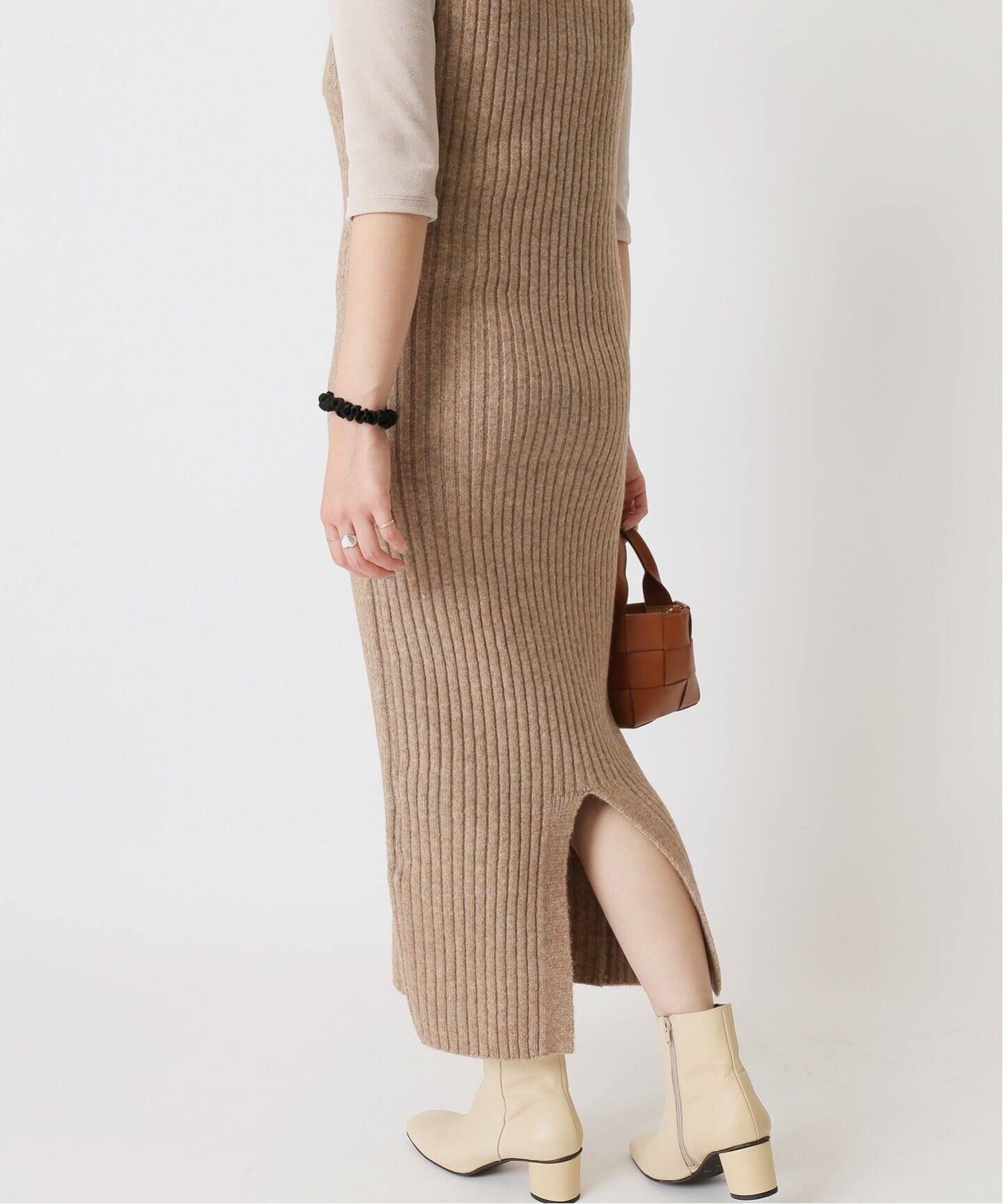 リブニットキャミワンピース◇（ワンピース）｜U by SPICK&SPAN（ユー  