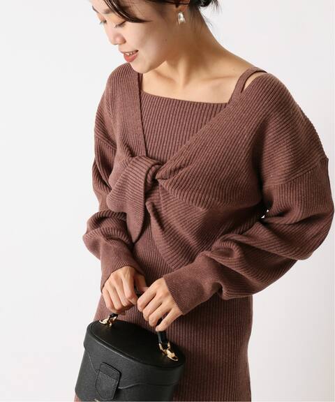 追加 リブプルオーバーワンピースセットアップ2 U By Spick Span ユーバイスピックアンドスパン 公式のファッション通販 Baycrew S Store