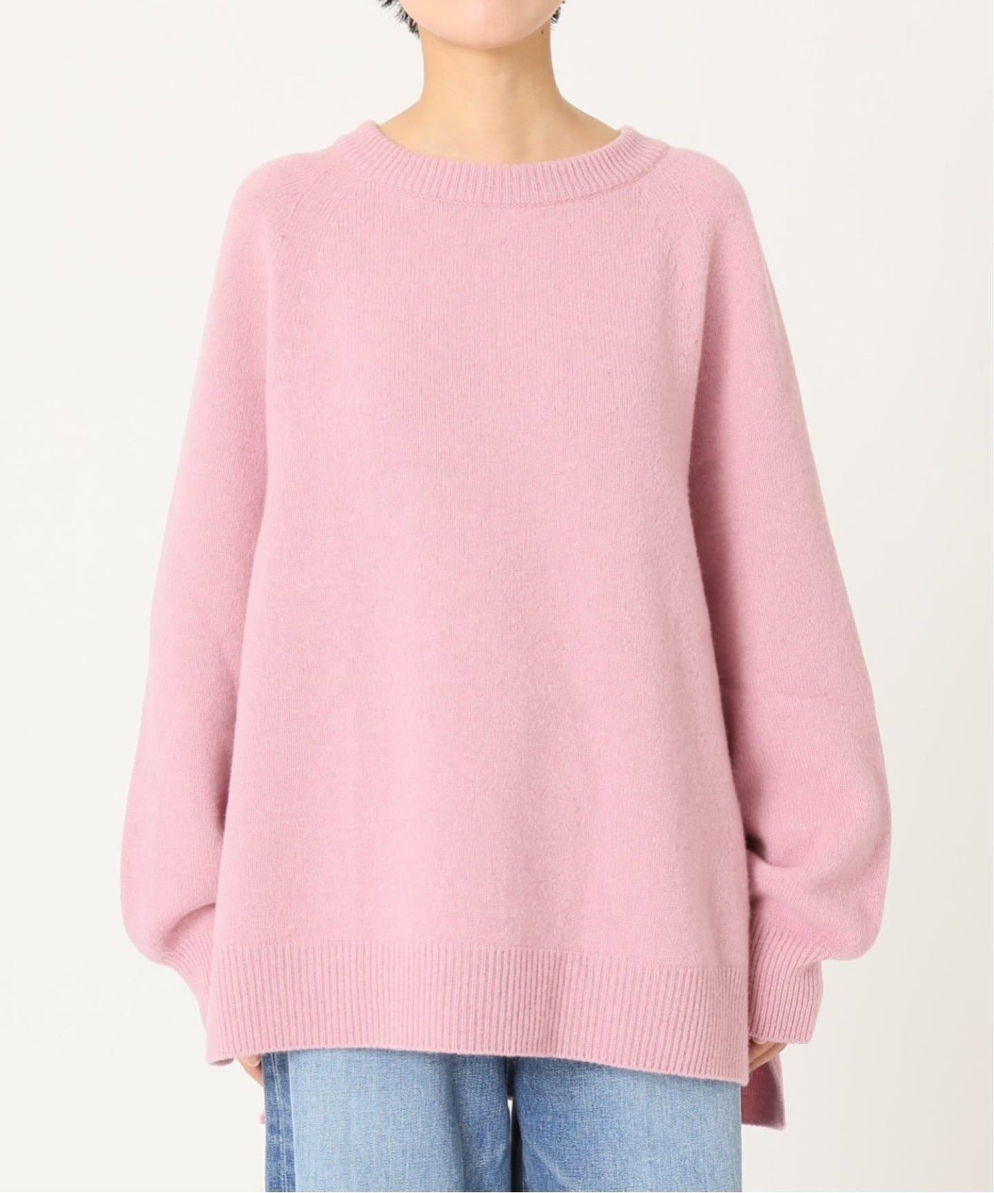 ラグランスリーブワイドプルオーバー4◇（ニット／セーター