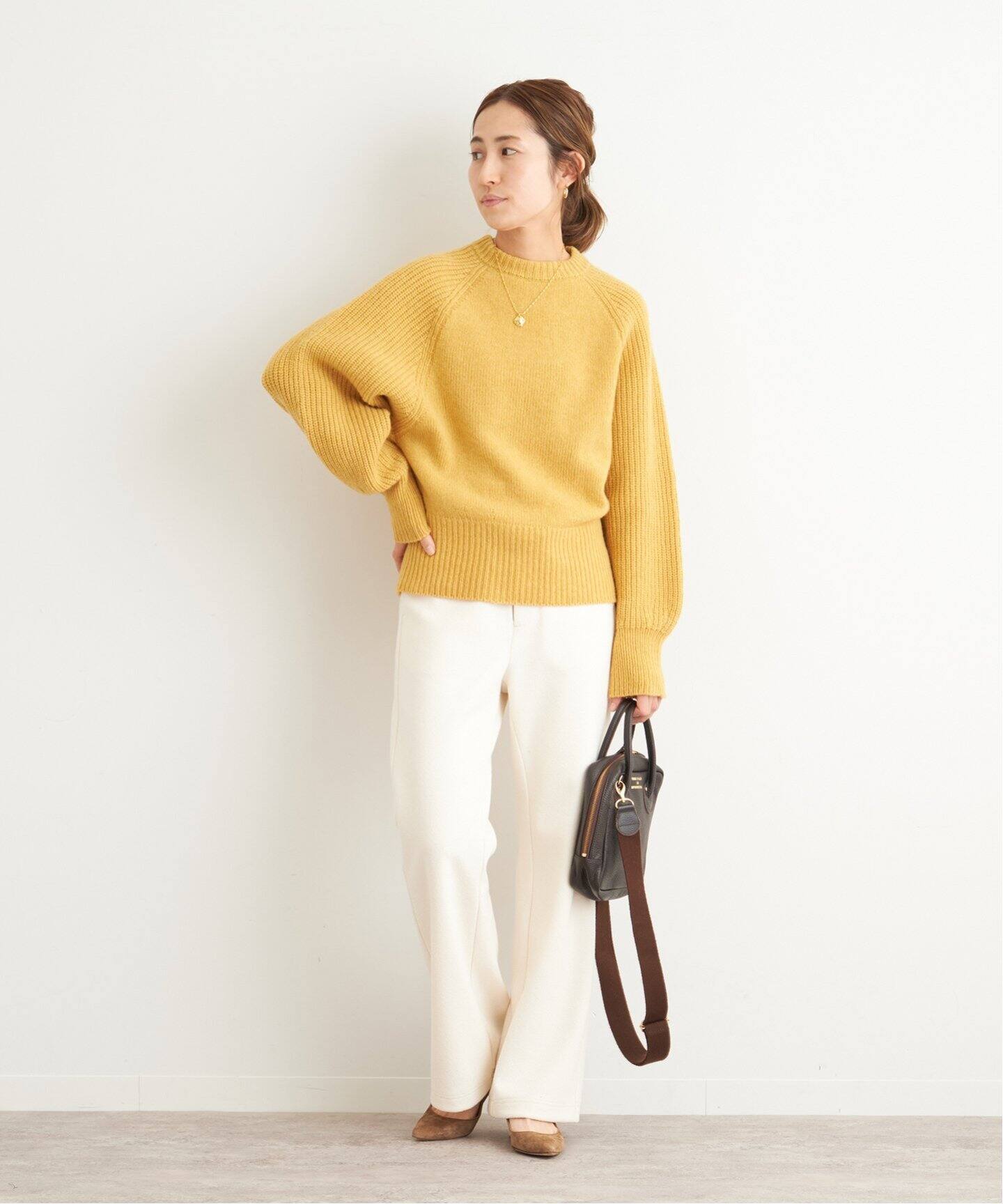 畦ワイドスリーブプルオーバー◇（ニット／セーター）｜FRAMeWORK  