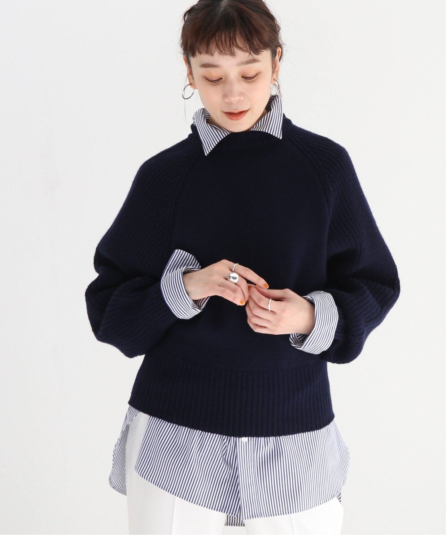 畦ワイドスリーブプルオーバー◇（ニット／セーター）｜FRAMeWORK  