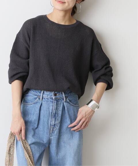 12gメッシュ柄バックスリットニット framework フレームワーク 公式のファッション通販 21080220508010 baycrew s store