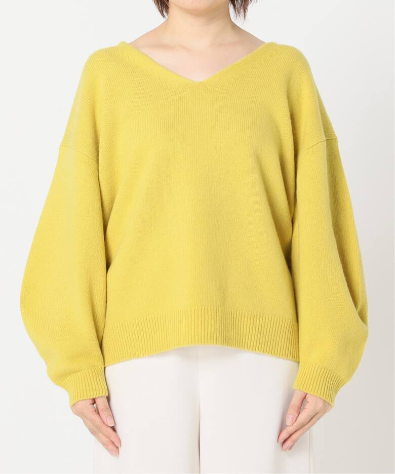 Ca/W ボリューム袖Vプルオーバー◇（ニット／セーター）｜NOBLE  