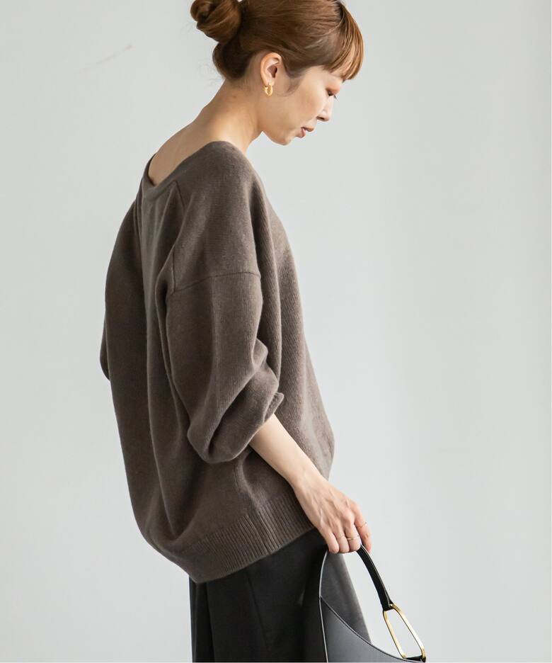 Ca/W ボリューム袖Vプルオーバー◇（ニット／セーター）｜NOBLE  