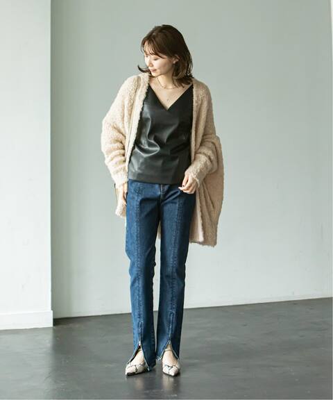 Adawas Astrakan Loop Relaxed カーディガン Noble ノーブル 公式のファッション通販 Baycrew S Store