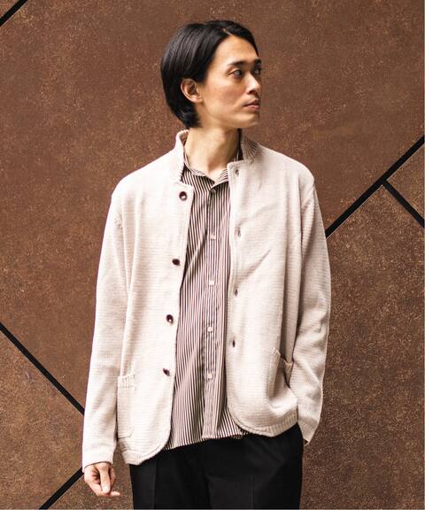 スタンドカラー ニットジャケット Edifice エディフィス 公式のファッション通販 Baycrew S Store