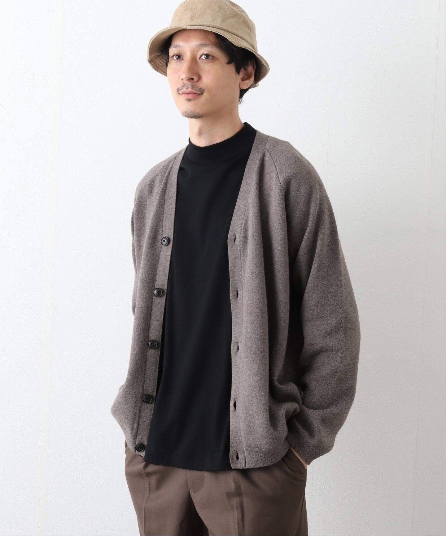 Safari12月号掲載】コットンカシミヤ スムースカーディガン