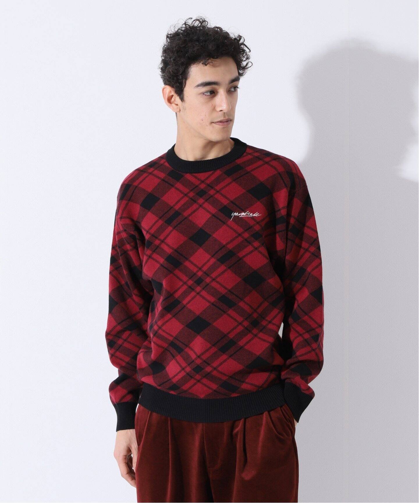 YARDSALE / ヤードセール】Plaid Knit（ニット／セーター）｜Oriens 
