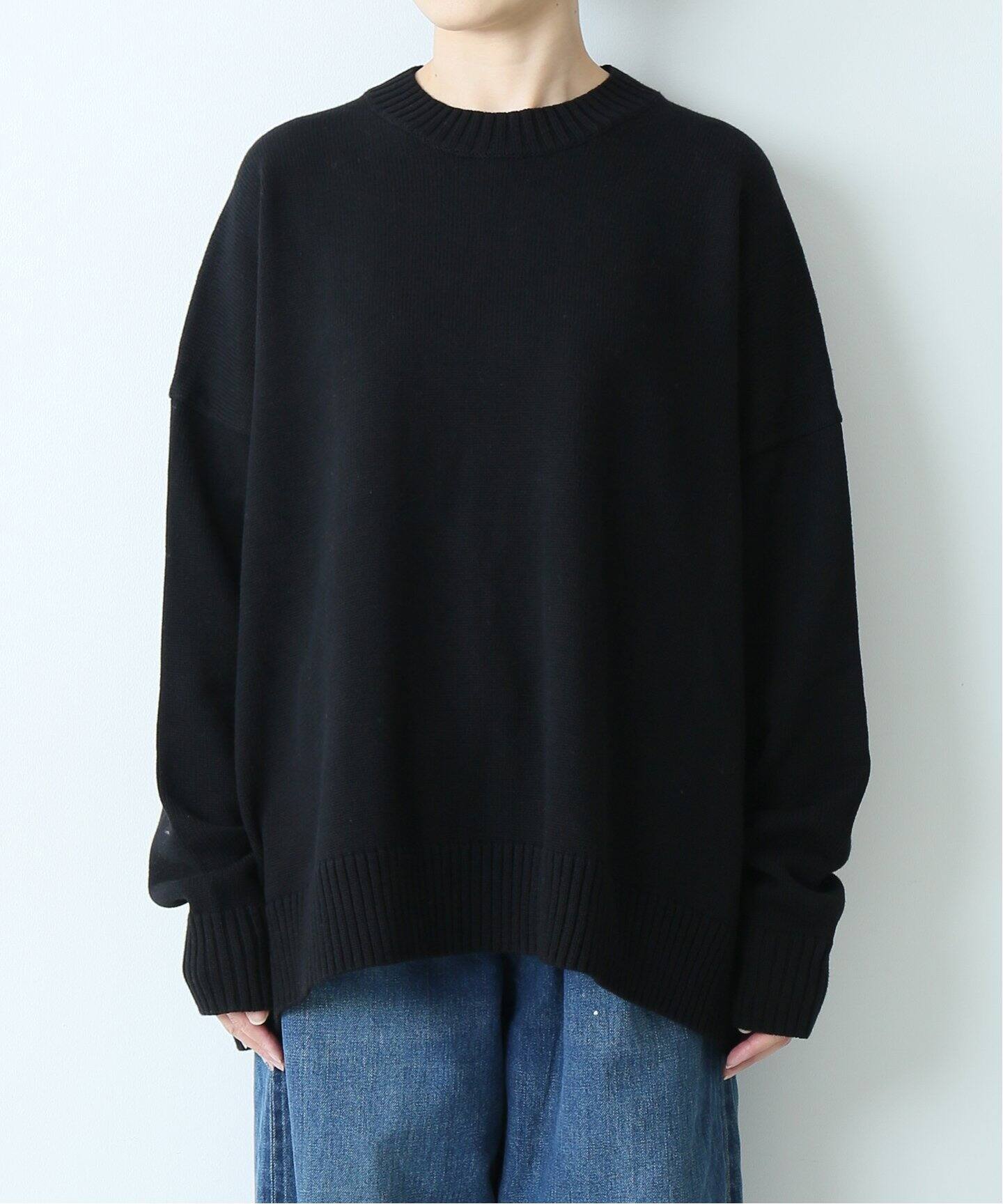 かわいい新作 クルーネックプルオーバー Cottonテンジク Luxe ニット セーター Indianarecycling Org