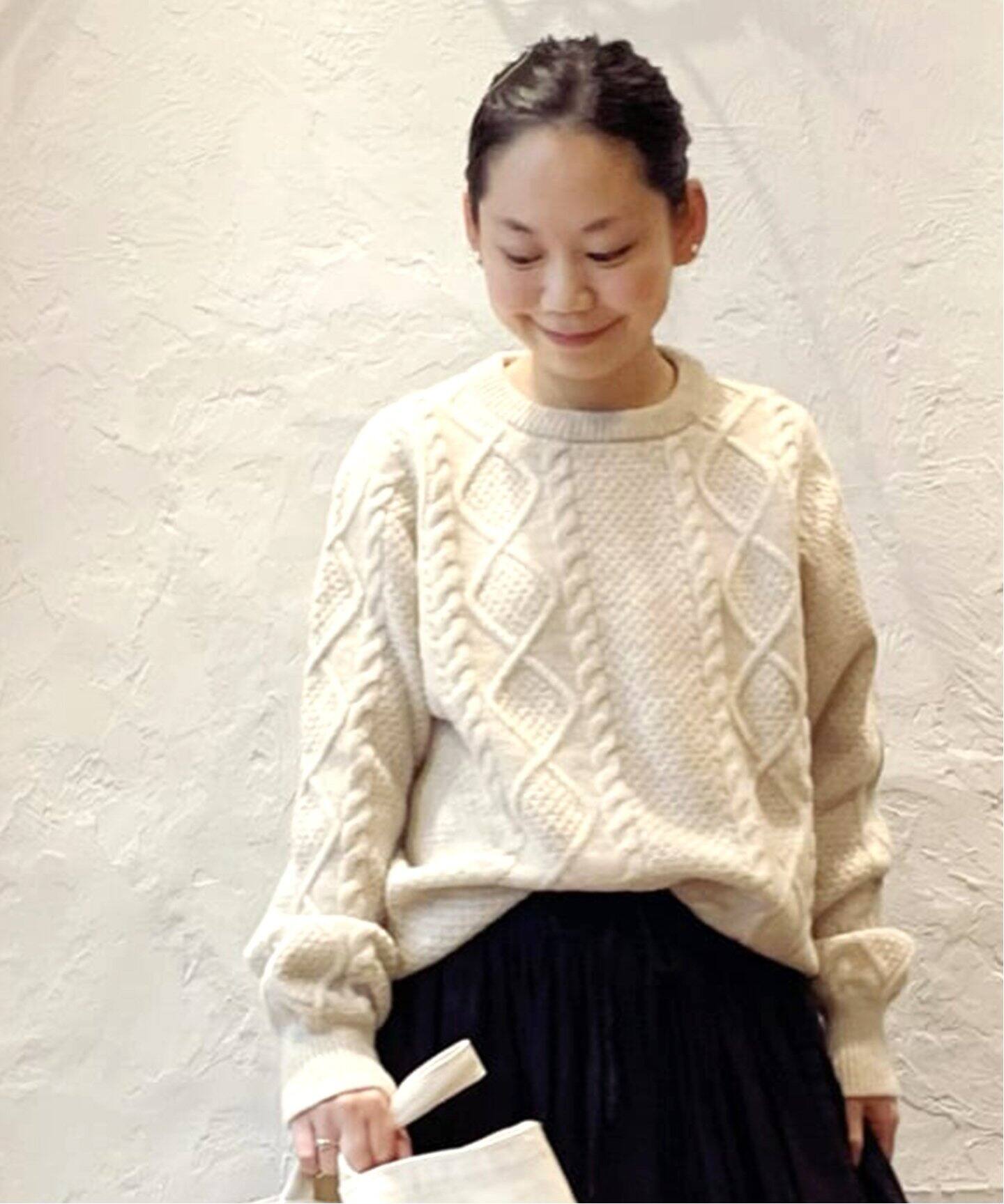 WILLIAM LOCKIE/ウィリアムロッキー】 ARAN CREWNECK PULL|journal WILLIAM LOCKIE/ウィリアムロッキー】 ARAN CREWNECK PULL|journal