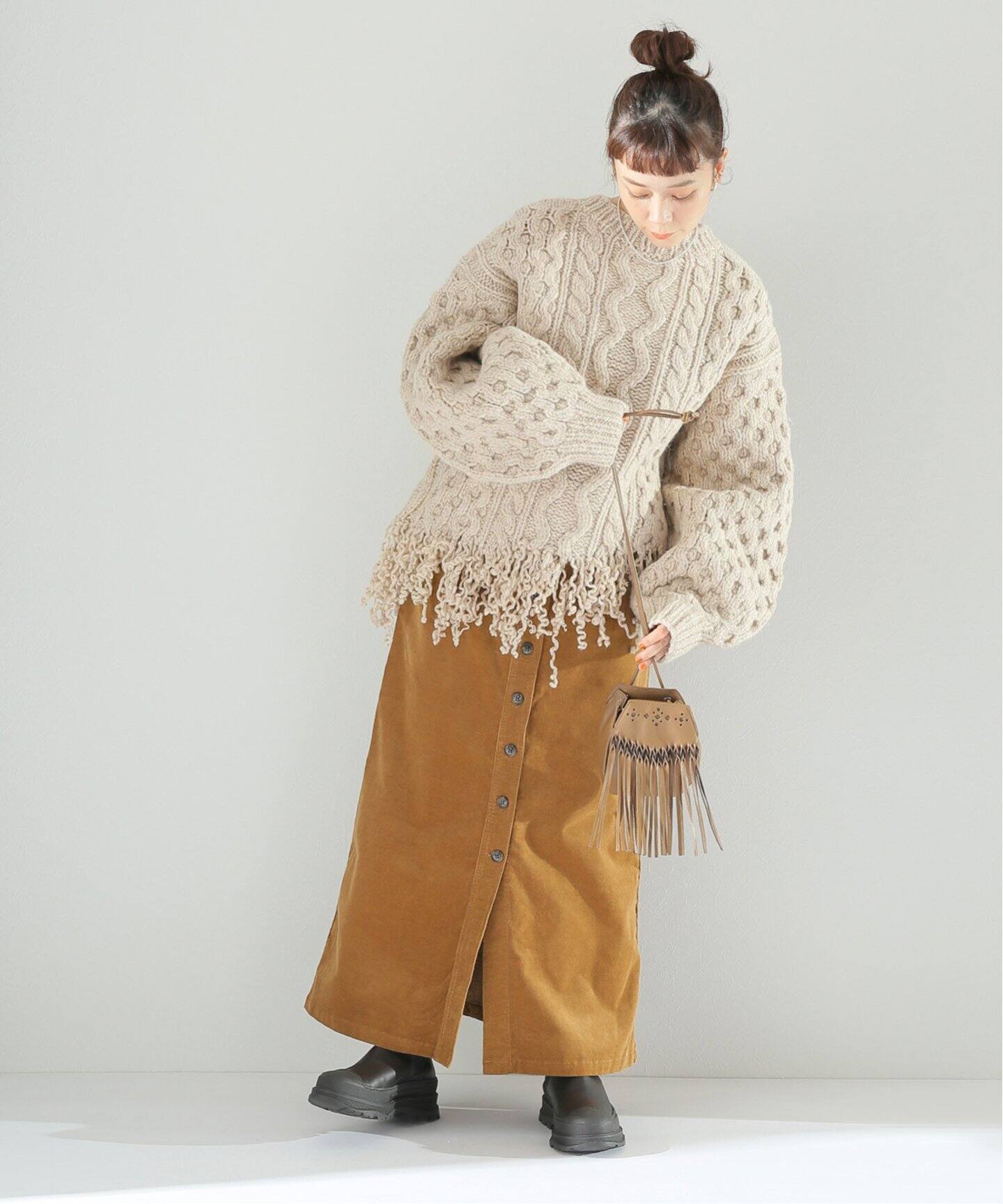 別注》【LEINWANDE/ラインヴァンド】 Disassembly Wool Top：ニット 