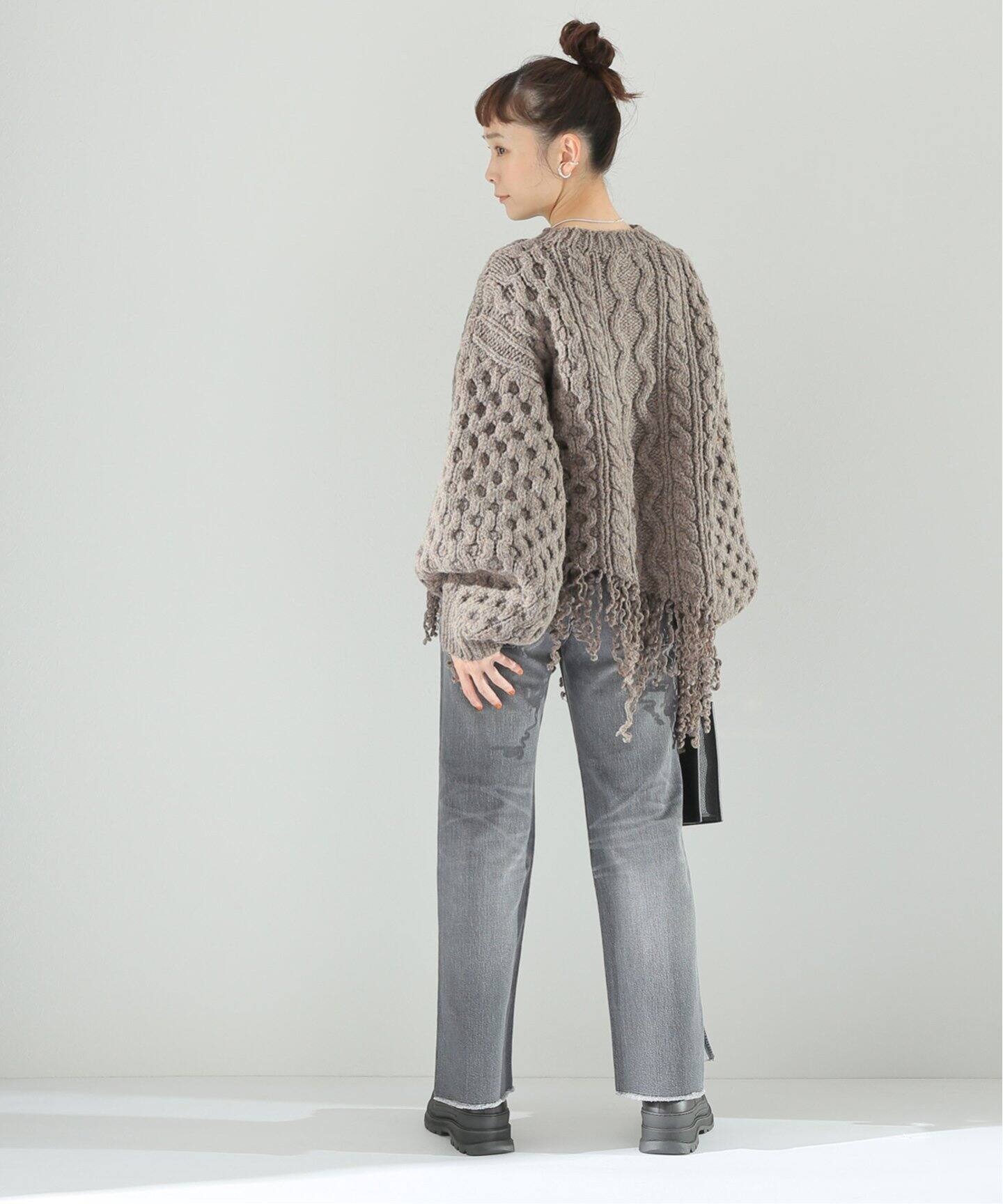 別注》【LEINWANDE/ラインヴァンド】 Disassembly Wool Top：ニット 