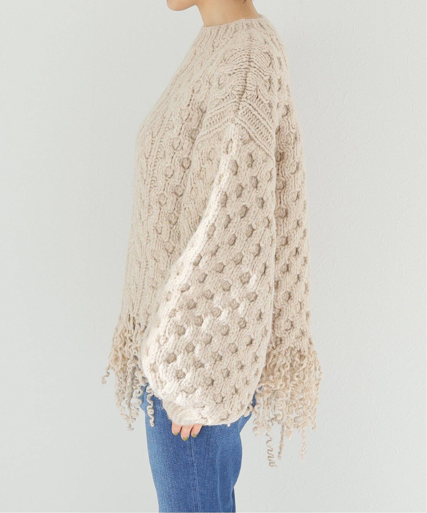 別注》【LEINWANDE/ラインヴァンド】 Disassembly Wool Top：ニット 