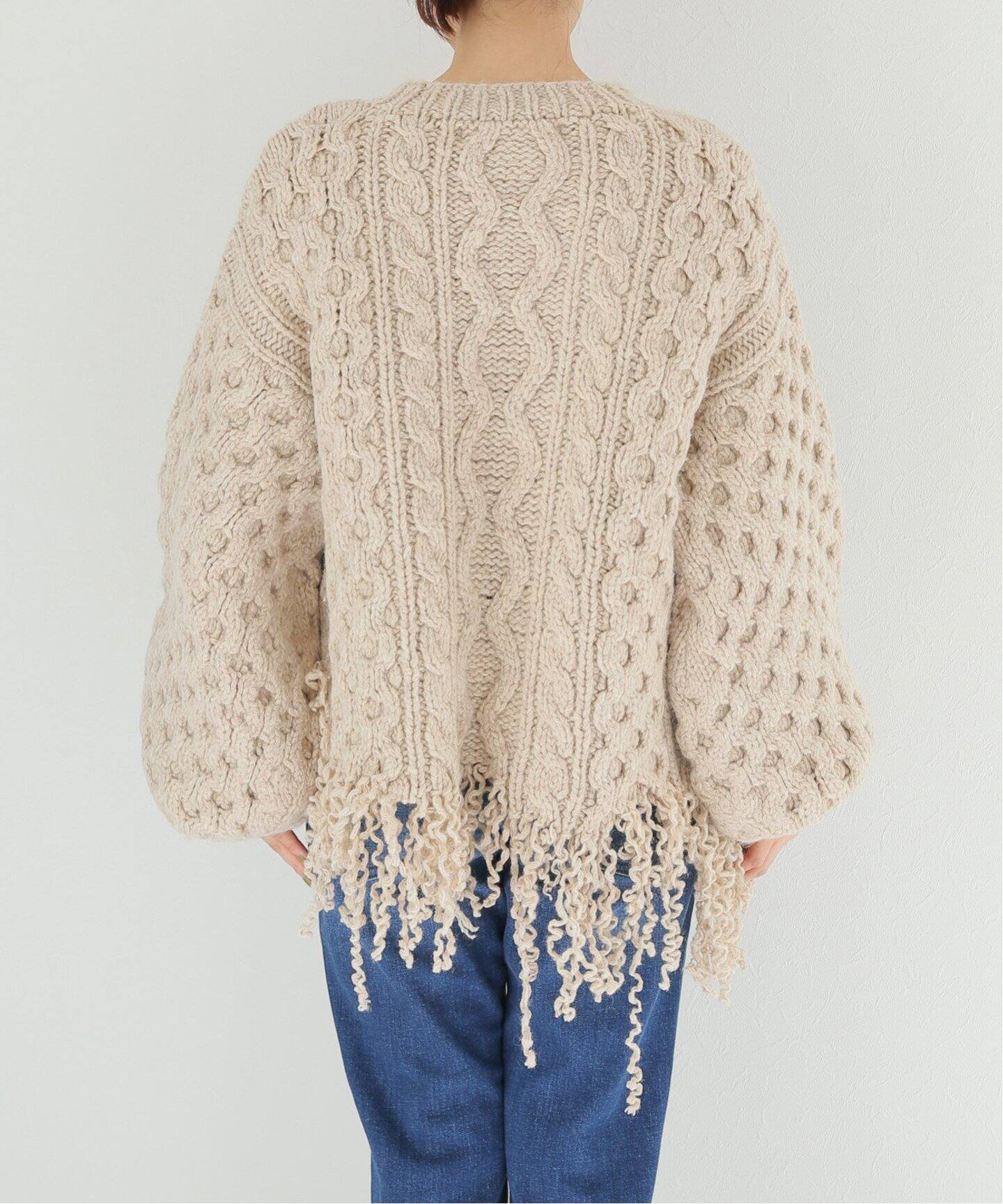 別注》【LEINWANDE/ラインヴァンド】 Disassembly Wool Top：ニット 