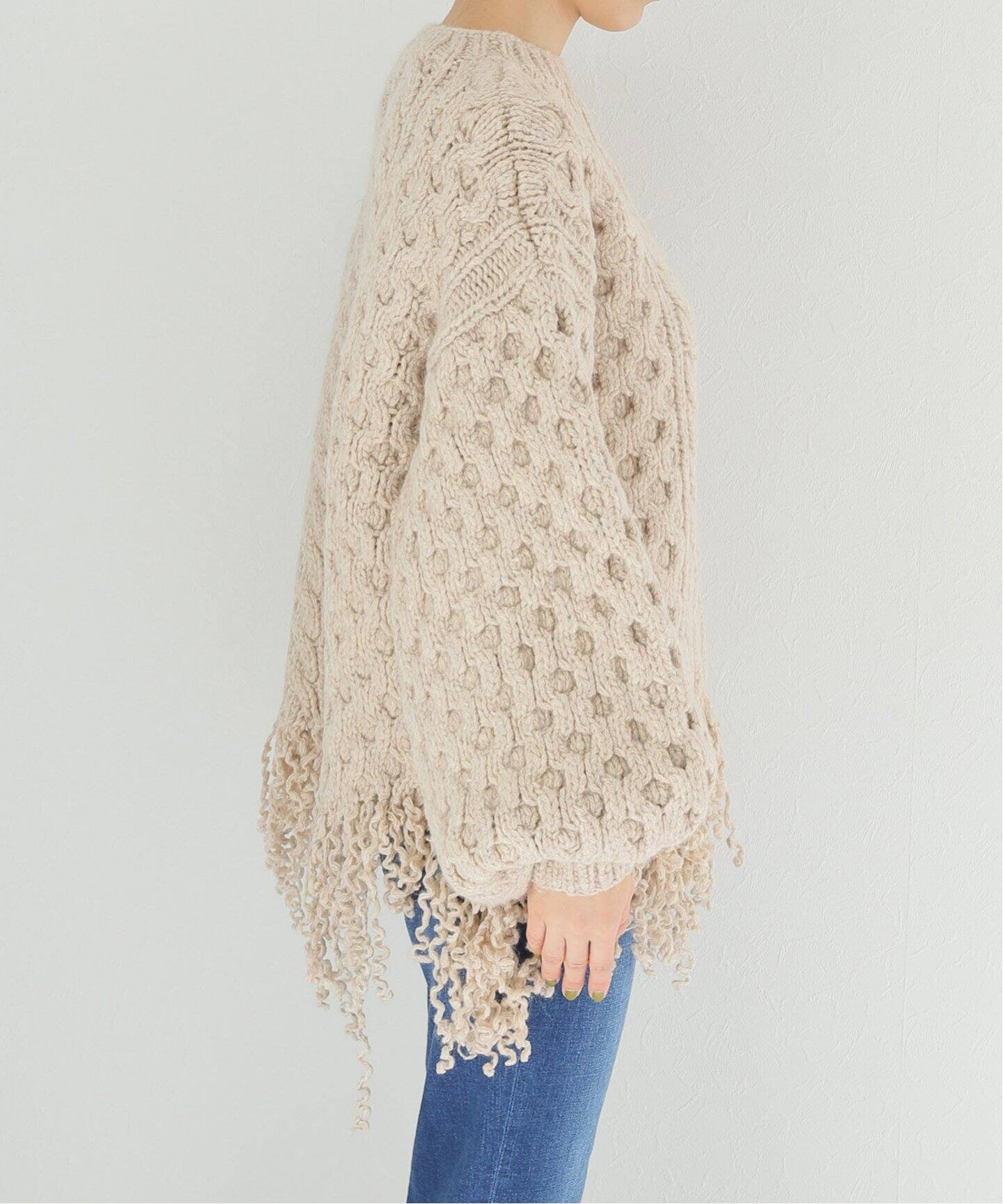 別注》【LEINWANDE/ラインヴァンド】 Disassembly Wool Top：ニット 