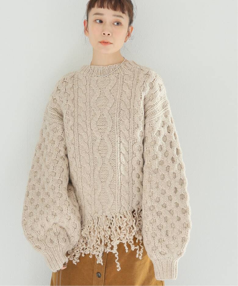 別注》【LEINWANDE/ラインヴァンド】 Disassembly Wool Top：ニット  