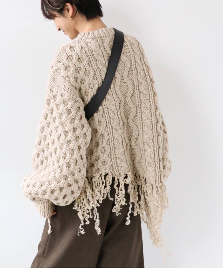 別注》【LEINWANDE/ラインヴァンド】 Disassembly Wool Top：ニット 