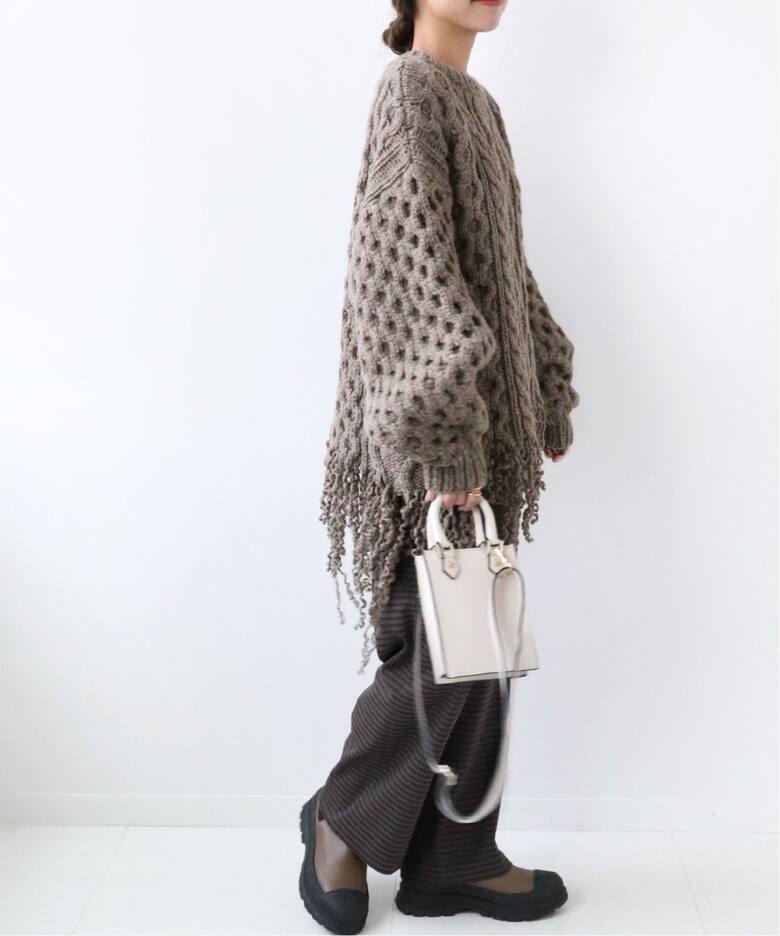 別注》【LEINWANDE/ラインヴァンド】 Disassembly Wool Top：ニット 