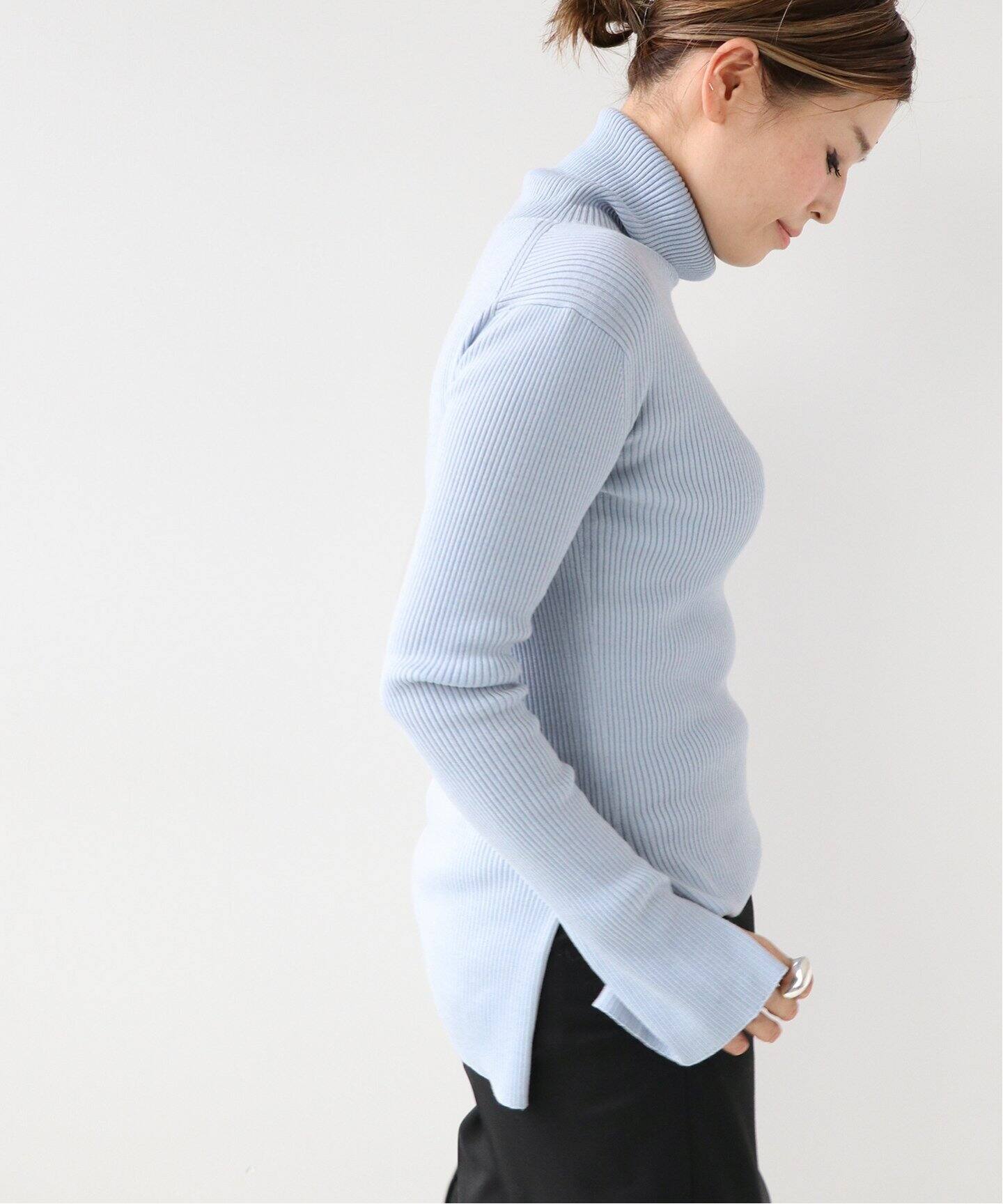 TEX リブタートルネック プルオーバー（ニット／セーター）｜Deuxieme  