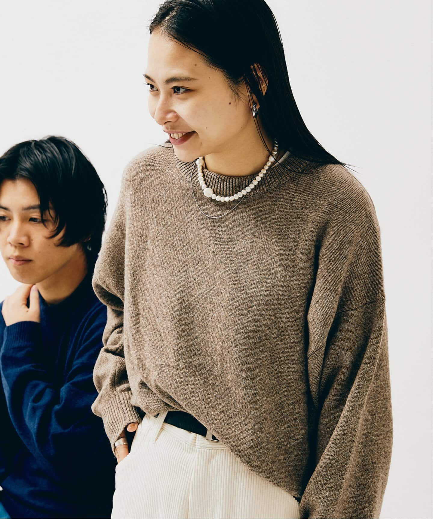 カシミヤ ブレンド YAK クルーネック ニット|JOURNAL STANDARD カシミヤ ブレンド YAK クルーネック ニット|JOURNAL STANDARD