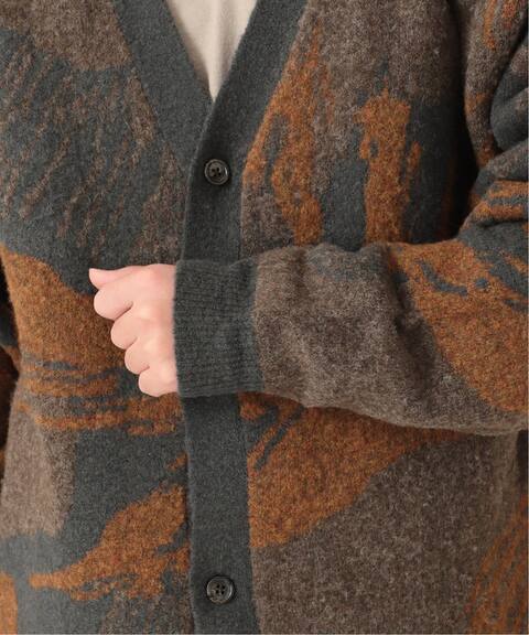 Yak Wool Blend ジャガード カモ柄 ニット カーディガン Journal Standard ジャーナルスタンダード 公式のファッション通販 Baycrew S Store