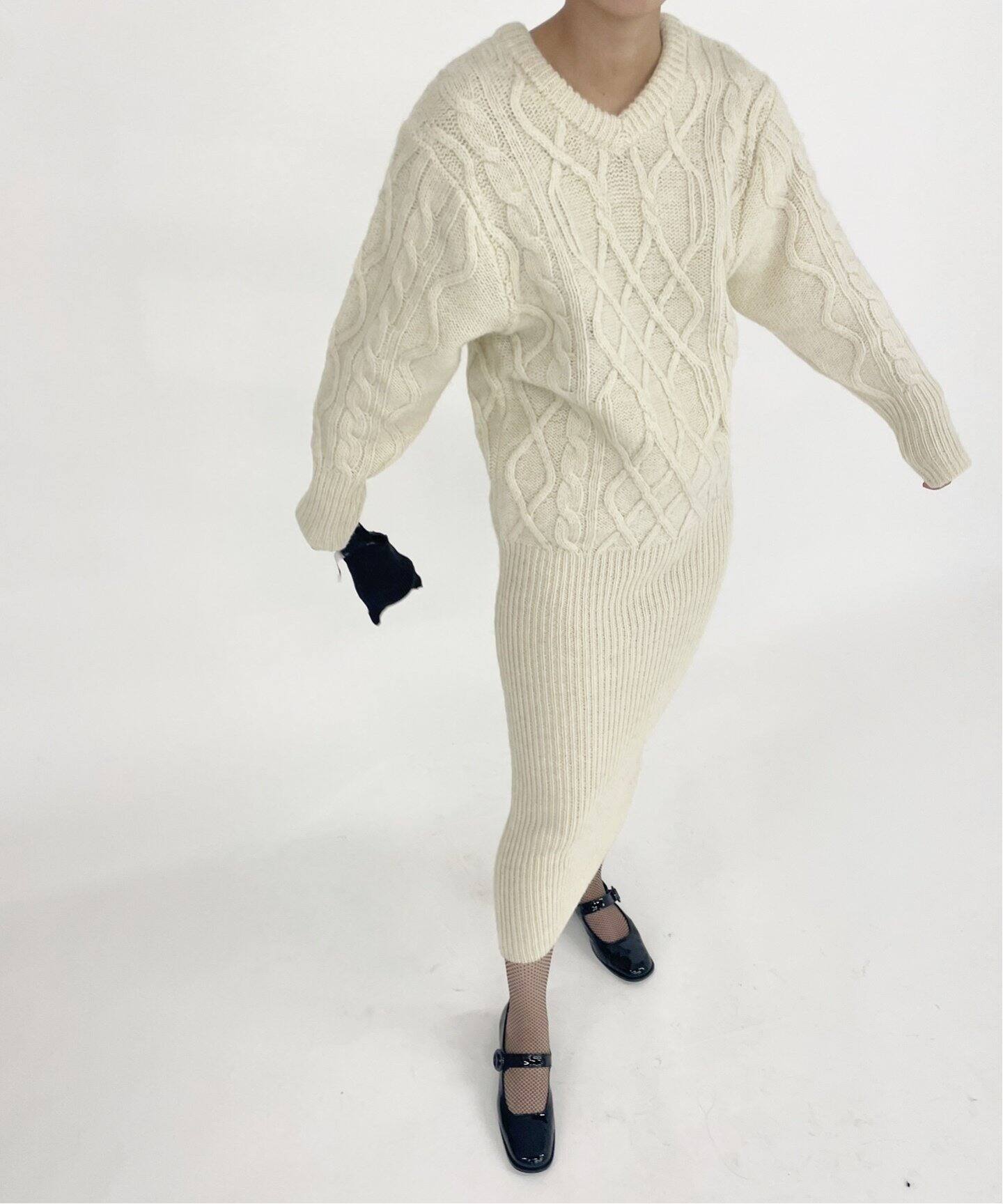 シェットランドアランワンピース（ワンピース）｜EDIT.FOR LULU  