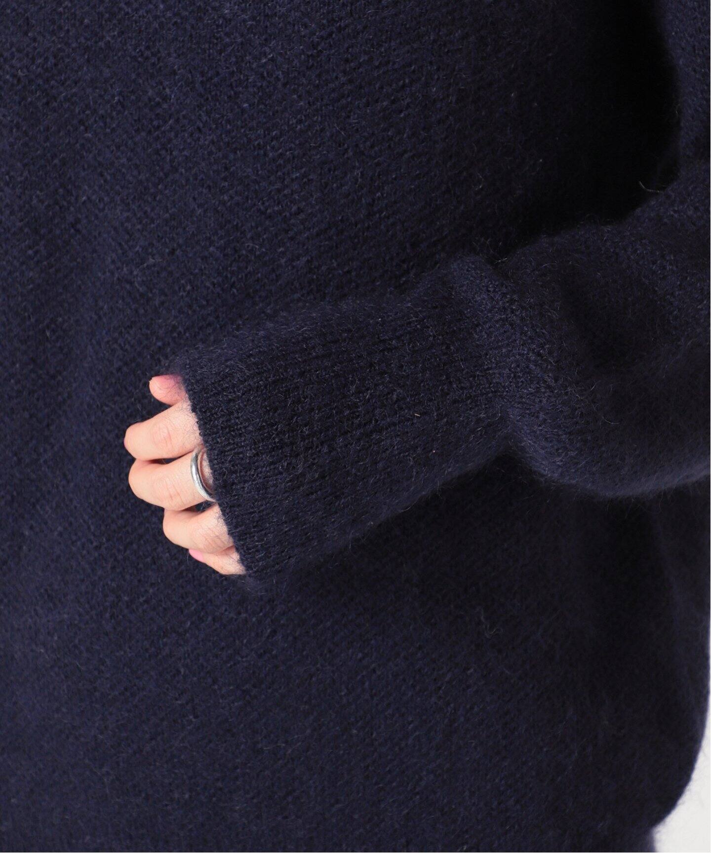 モヘヤナイロンポロ2WAY ワンピース|EDIT.FOR LULU(エディット 売り日本 【EDIT. FOR LULU 】モヘヤナイロンポロ2WAY ワンピースイエロー ひざ丈ワンピース