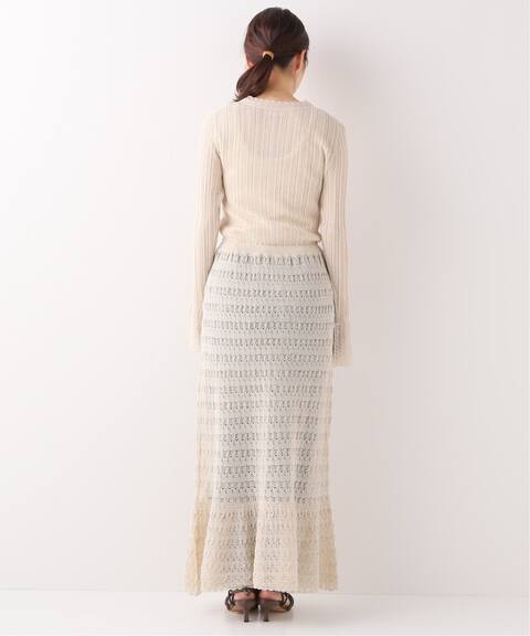 レース編みニットワンピース Iena イエナ 公式のファッション通販 Baycrew S Store