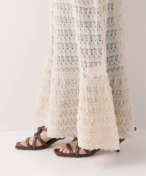 レース編みニットワンピース Iena イエナ 公式のファッション通販 Baycrew S Store