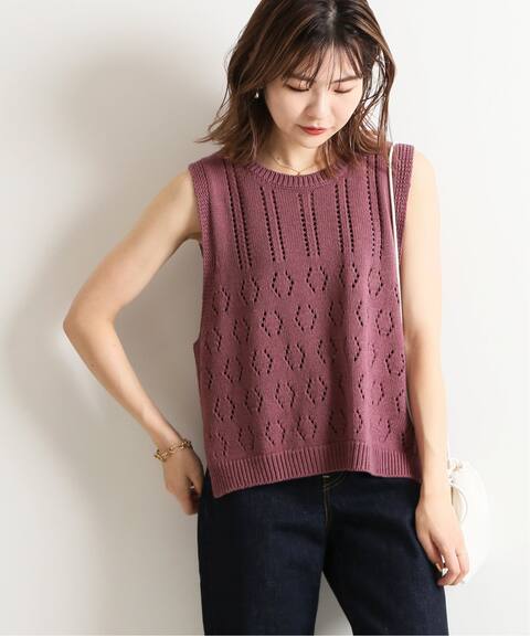 アイレットニットベスト Slobe Iena スローブ イエナ 公式のファッション通販 Baycrew S Store