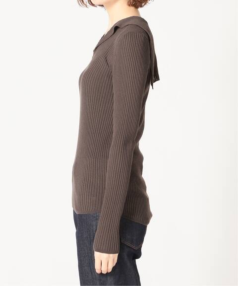 Iena La Boucle Atene リブセーラーカラーニット Iena イエナ 公式のファッション通販 21080914153020 Baycrew S Store