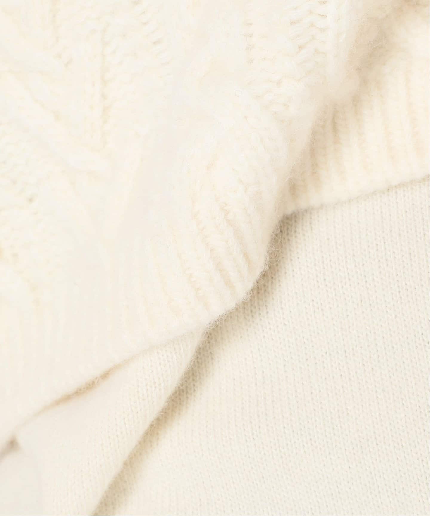IENA LA BOUCLE カシミヤスーパーファインメリノアランベスト