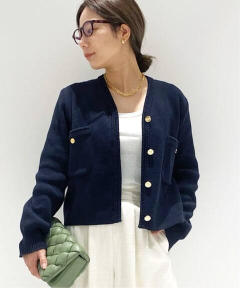 ゴールドボタンニットジャケット Plage プラージュ 公式のファッション通販 Baycrew S Store