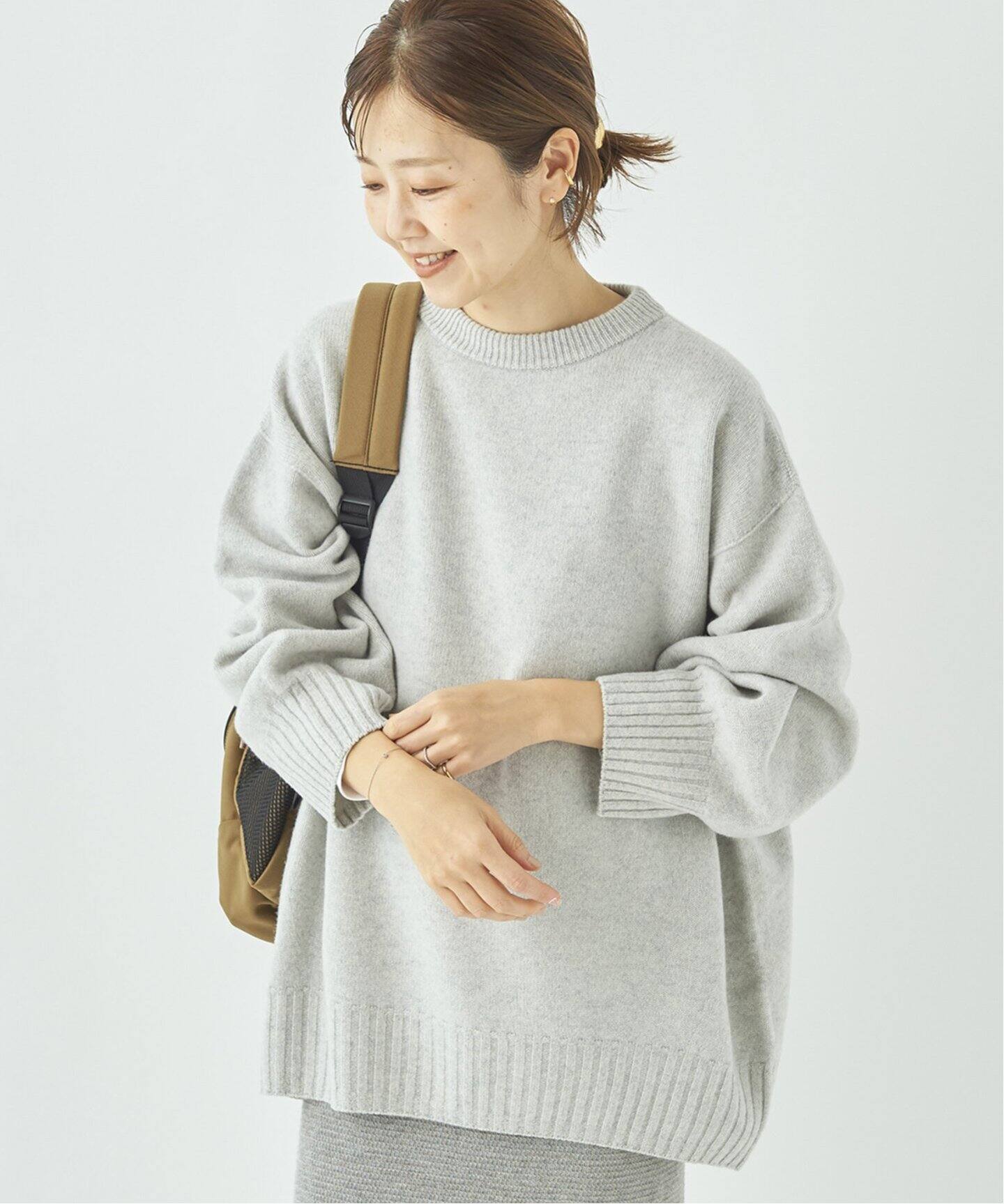 値下げ Plage ファインウールワイドクループルオーバー◇ 