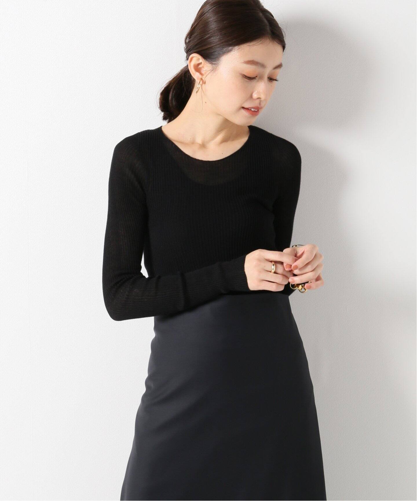 GABRIELA COLL GARMENTS/ガブリエラ コール ガーメンツ】 KNITTED L/SL 