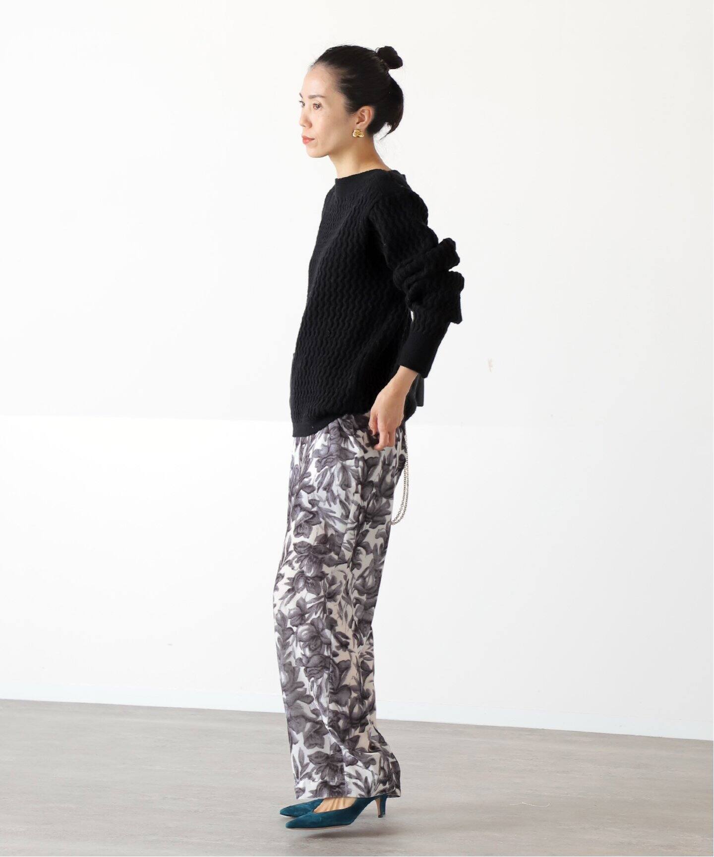 ケーブル編みボートネックプルオーバー◇（ニット／セーター  