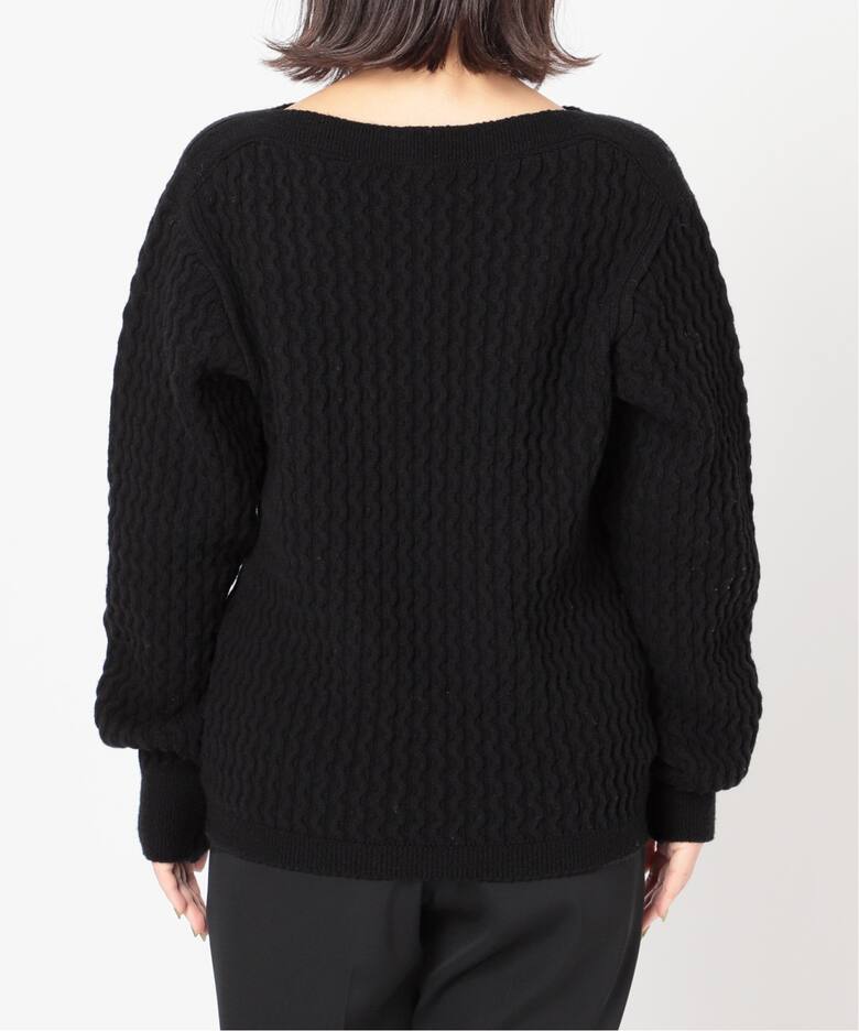 ケーブル編みボートネックプルオーバー◇（ニット／セーター  