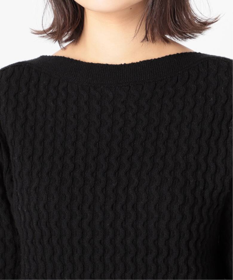 ケーブル編みボートネックプルオーバー◇（ニット／セーター  