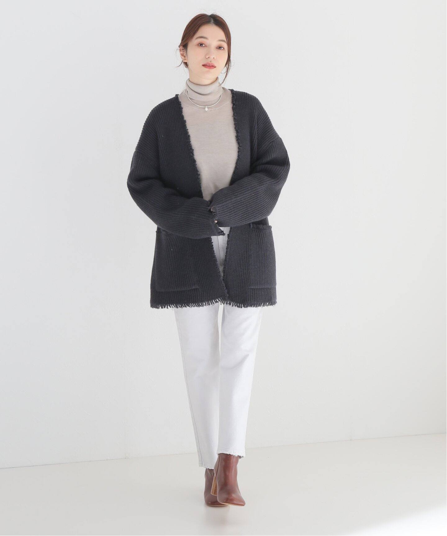 ブルーフェイス カーディガン（ニット／セーター）｜VERMEIL par iena  