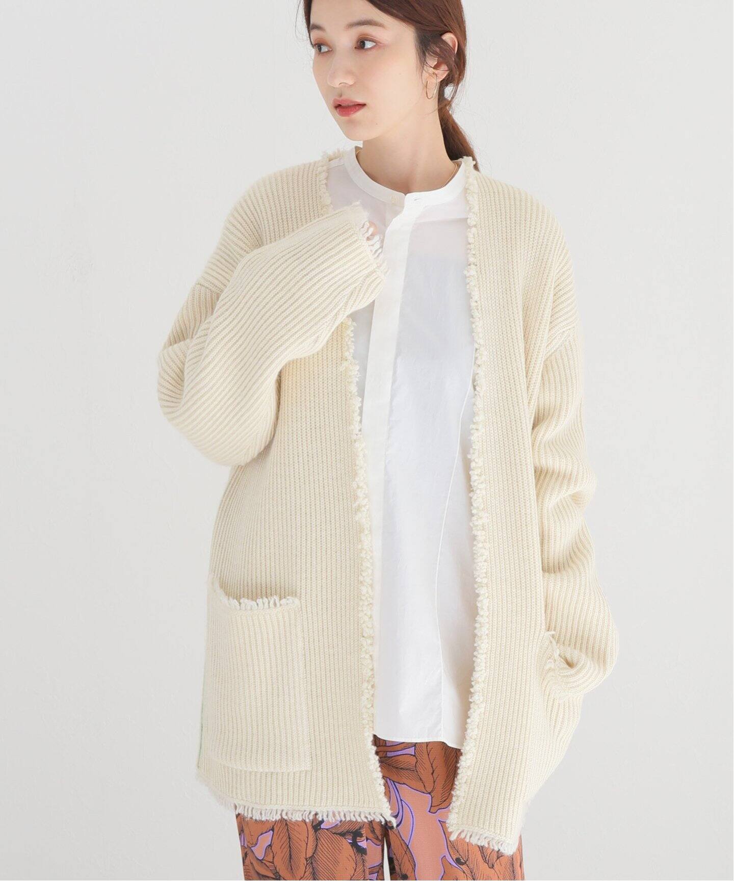 ブルーフェイス カーディガン（ニット／セーター）｜VERMEIL par iena  