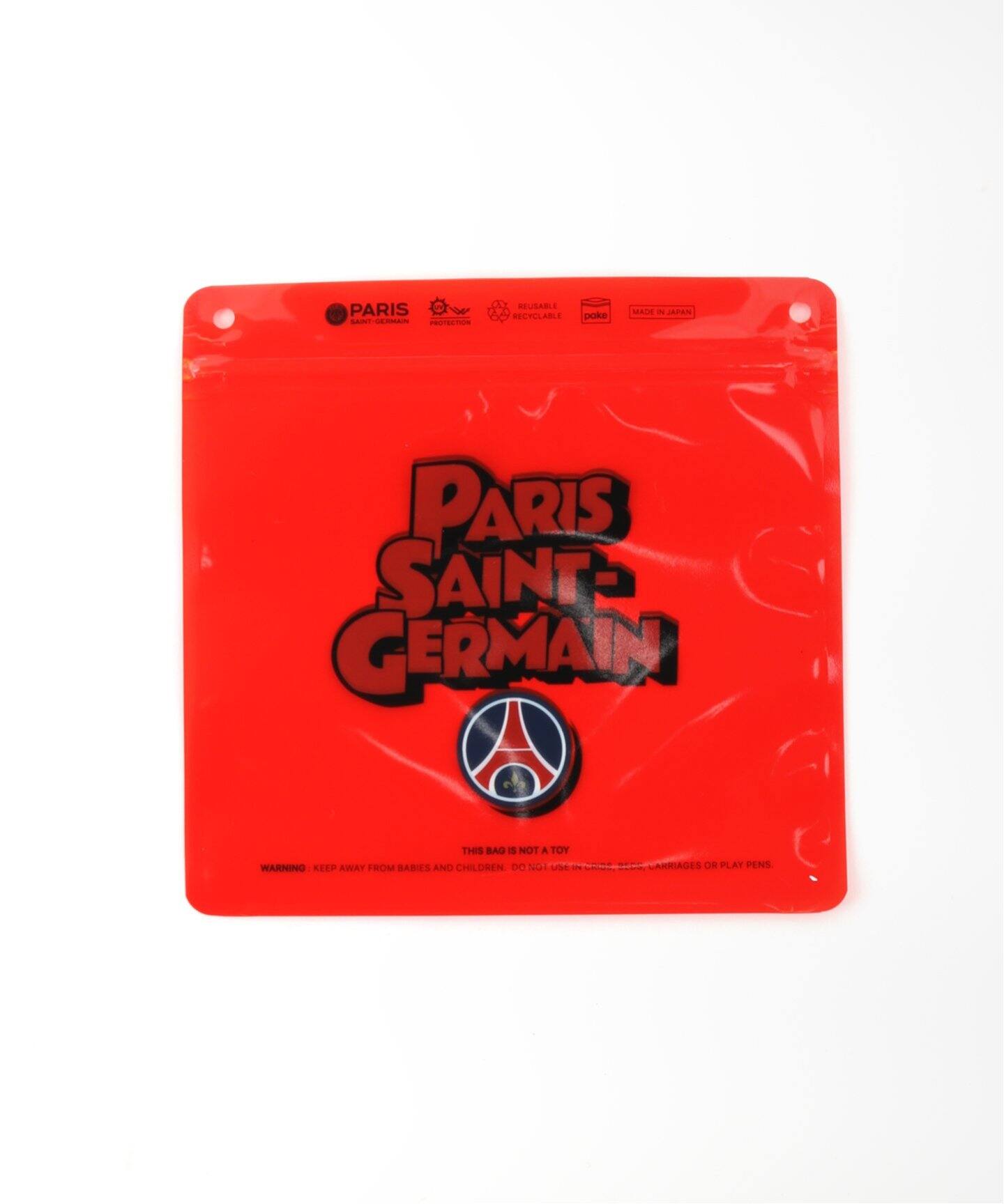 Pake(R) × Paris Saint-Germain】プリント ジッパーバッグセット (3枚