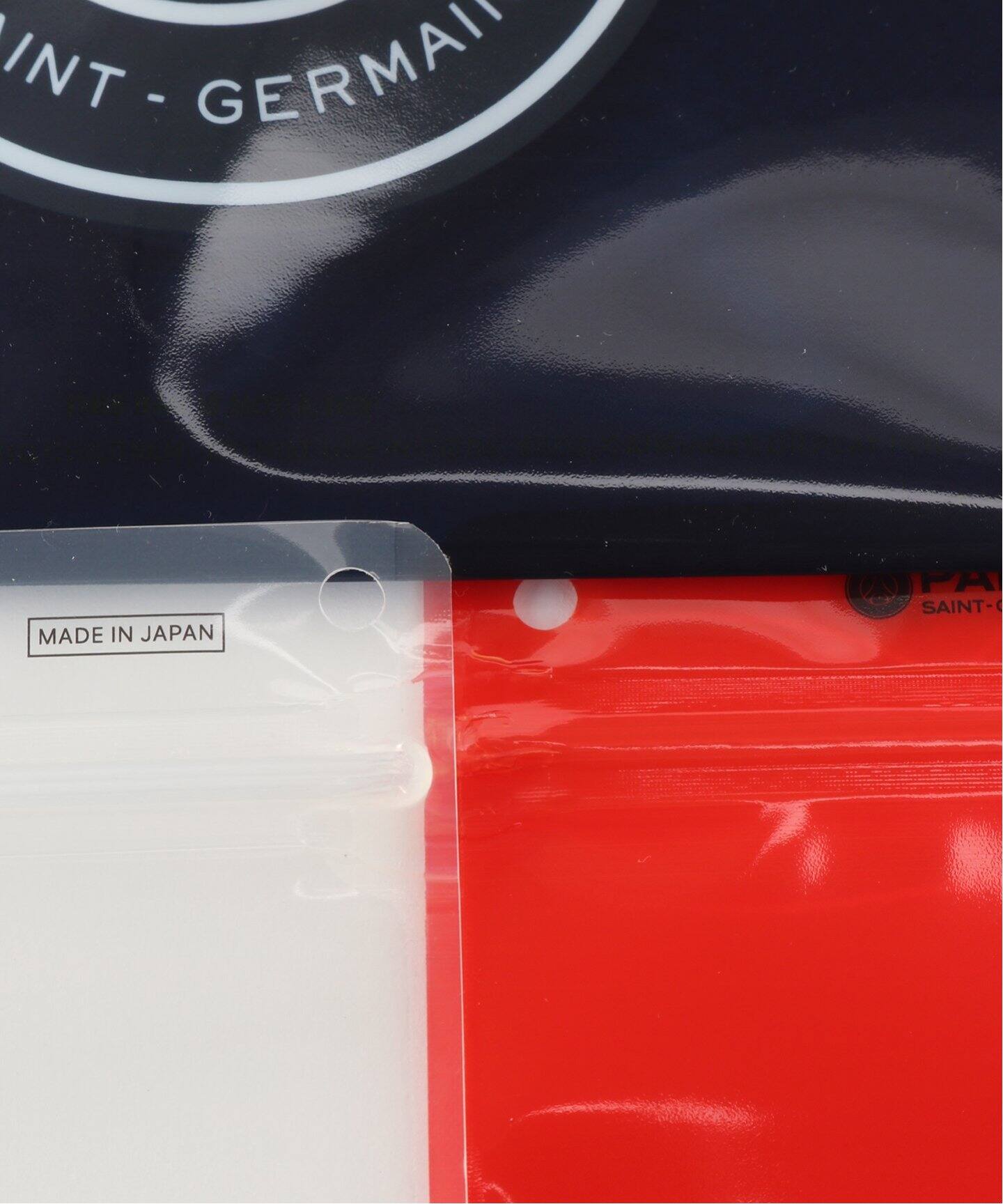 Pake(R) × Paris Saint-Germain】プリント ジッパーバッグセット (3枚