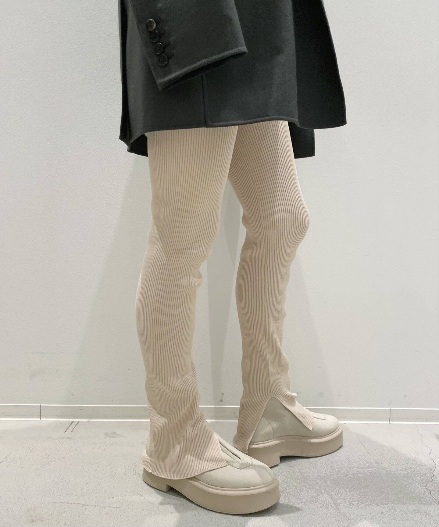 Rib Leggings（ソックス・靴下）｜L 