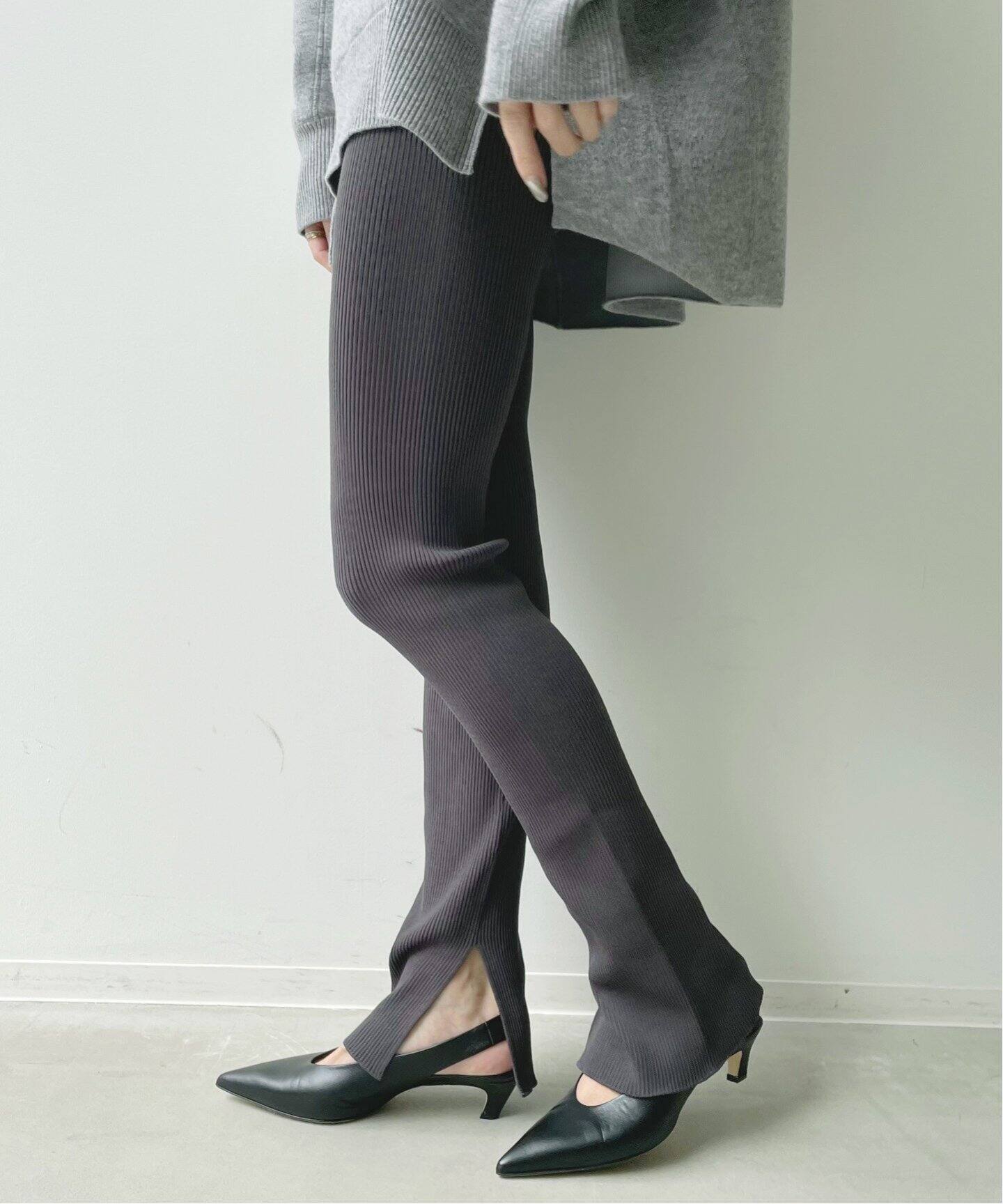 Rib Leggings（ソックス・靴下）｜L 