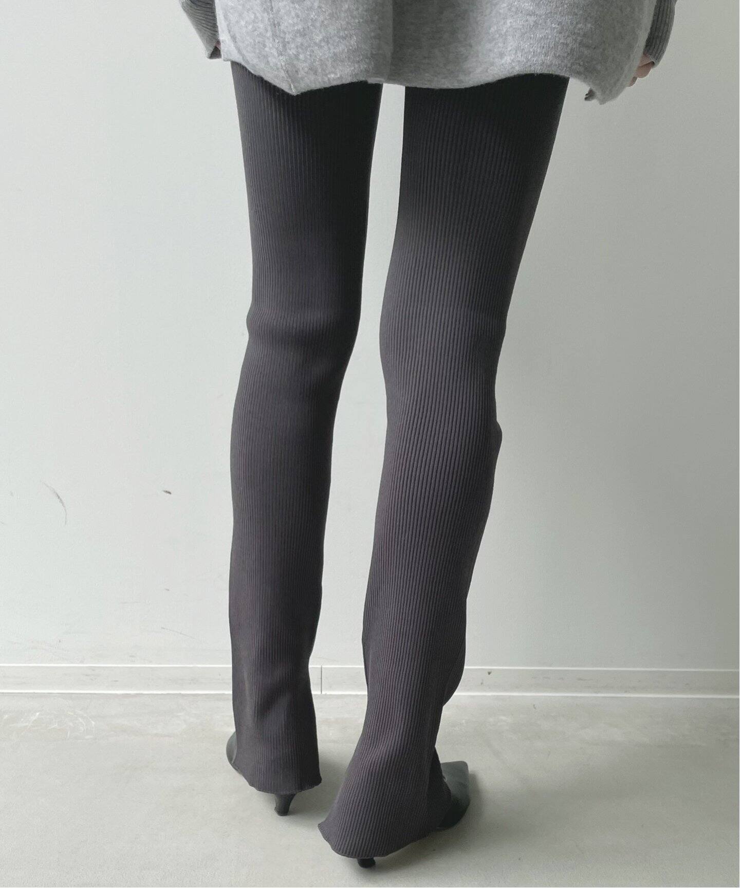 Rib Leggings（ソックス・靴下）｜L 