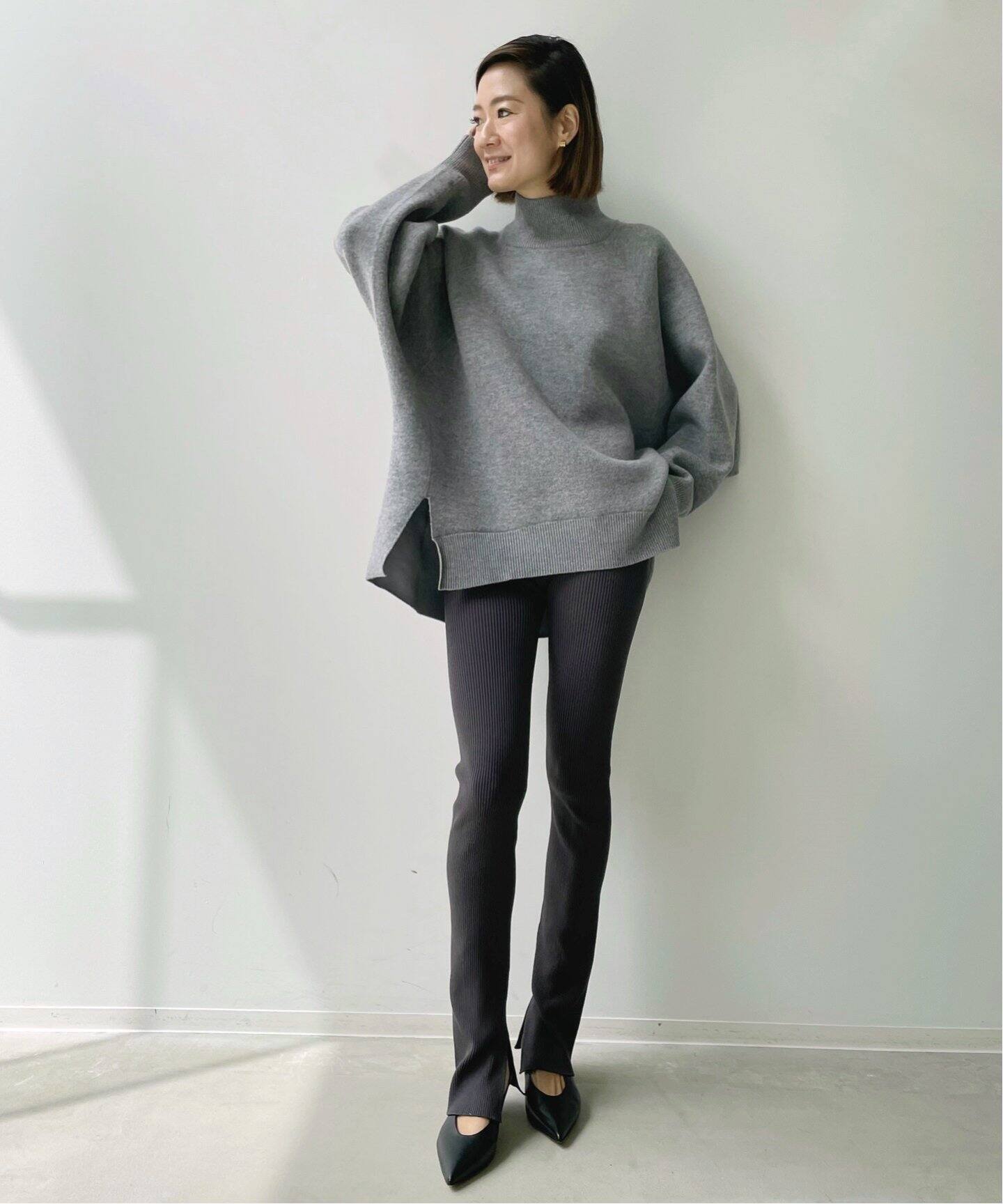 Rib Leggings（ソックス・靴下）｜L 