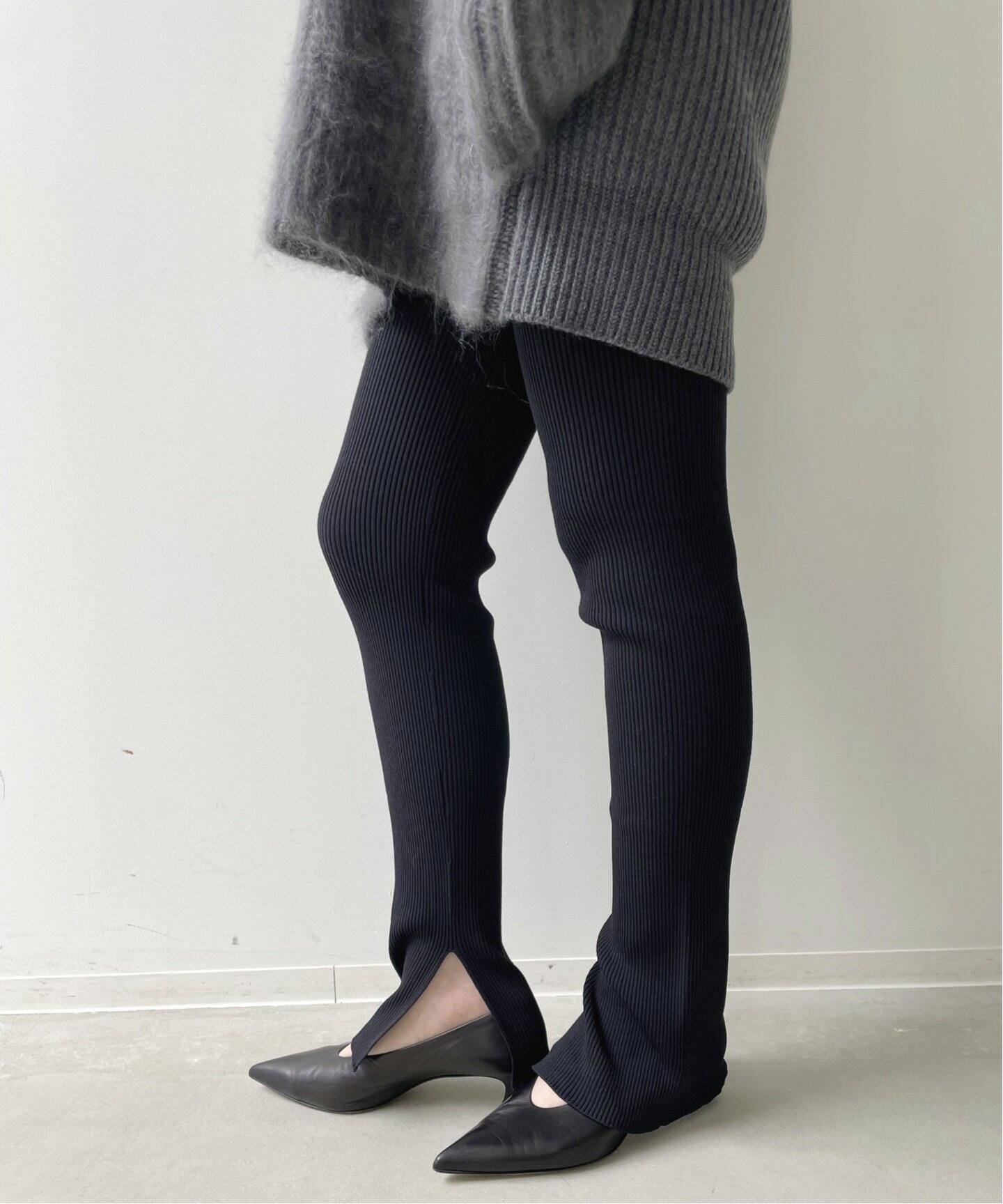 Rib Leggings（ソックス・靴下）｜L 